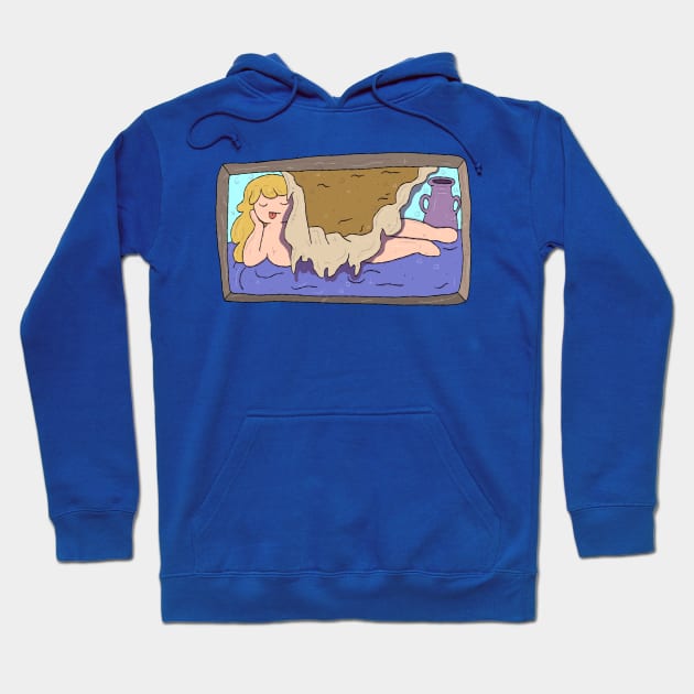 Adventure Time - Lady Painting Hoodie by surfinggiraffecomics